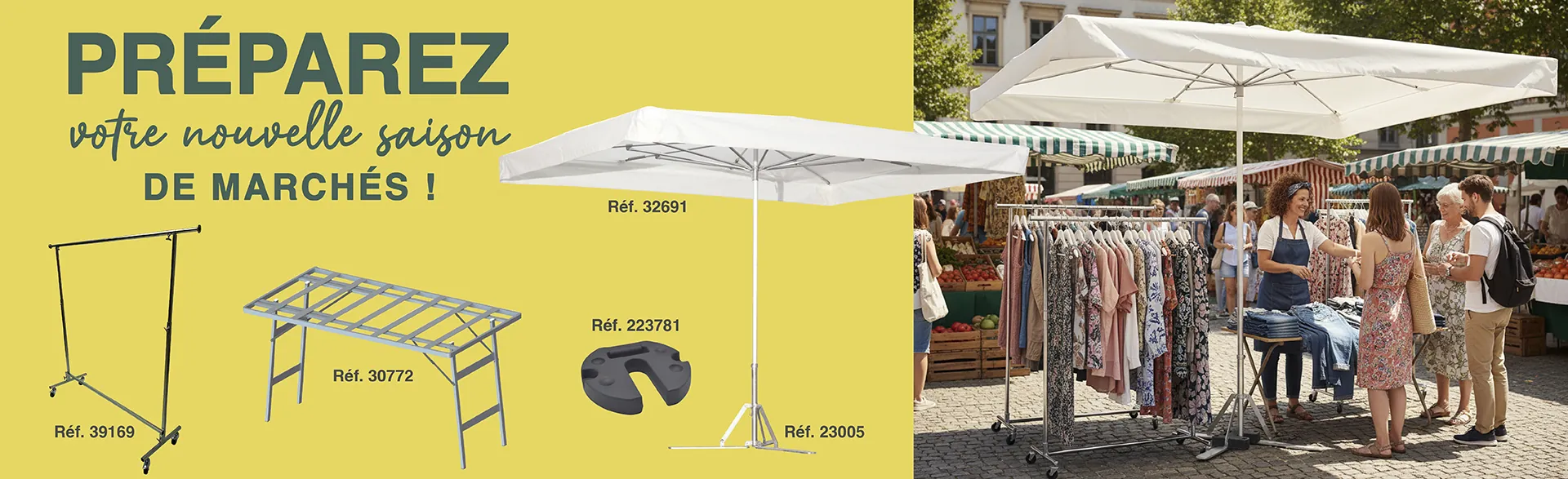 Préparez la saison des marchés